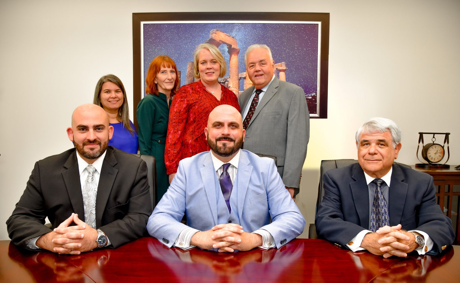 The team at Palacio, Palacio & Zimmerman LLC in the firm's Miami office.